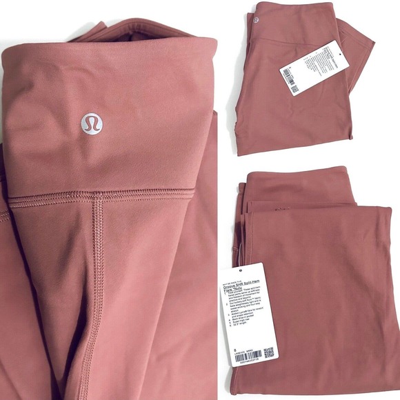 NWT Lululemon [8] Groove SHR Split-Hem Flare Nulu Pant Briar Rose LW5EVCS [$118] - Picture 14 of 16